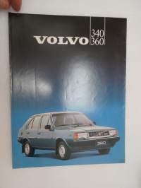 Volvo 340 / 360 -myyntiesite / sales brochure