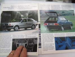 Volvo 340 / 360 -myyntiesite / sales brochure