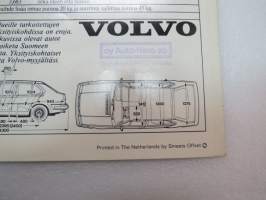 Volvo 340 / 360 -myyntiesite / sales brochure