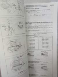 Toyota 4Runner Repair Manual for Chassis &amp; Body AYN13 / RN125. 13 / VZN130 / LN13 series Aug., 1989 -korjauskäsikirja