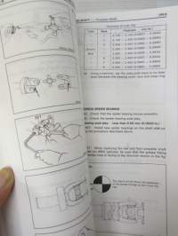 Toyota 4Runner Repair Manual for Chassis &amp; Body AYN13 / RN125. 13 / VZN130 / LN13 series Aug., 1989 -korjauskäsikirja