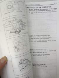 Toyota 4Runner Repair Manual for Chassis &amp; Body AYN13 / RN125. 13 / VZN130 / LN13 series Aug., 1989 -korjauskäsikirja