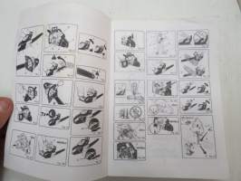 Homelite CSP-3314, 3316, 4016, 4513, 4518, 4520 chain saw manual - moottorishan käyttöohjekirja, monikielinen