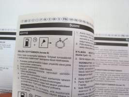 Homelite CSP-3314, 3316, 4016, 4513, 4518, 4520 chain saw manual - moottorishan käyttöohjekirja, monikielinen