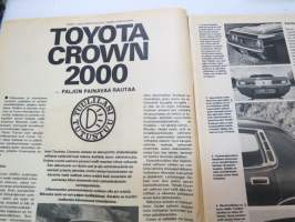 Tuulilasi 1972 nr 1, sis. mm. seur. artikkelit / kuvat / mainokset; Toyota Crown 2000 - paljon painavaa rautaa, Talviloma - hanget ja hiihtokeskukset, Uudistuva