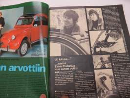 Tuulilasi 1972 nr 1, sis. mm. seur. artikkelit / kuvat / mainokset; Toyota Crown 2000 - paljon painavaa rautaa, Talviloma - hanget ja hiihtokeskukset, Uudistuva