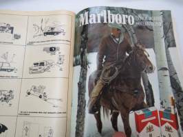 Tuulilasi 1972 nr 1, sis. mm. seur. artikkelit / kuvat / mainokset; Toyota Crown 2000 - paljon painavaa rautaa, Talviloma - hanget ja hiihtokeskukset, Uudistuva