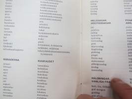 Finska utan språkstudier -suomenkieltä ilman kieliopintoja (ruotsinkielisille tarkoitettu itseopiskelukirjanen / kielenkäyttöopaskirja) -finnish without