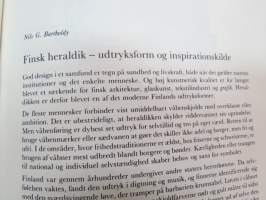 Finsk heraldik i nutiden -näyttelykirja -heraldry exhibition book with articles