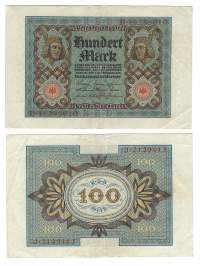 Saksa 100 markkaa 1922 seteli