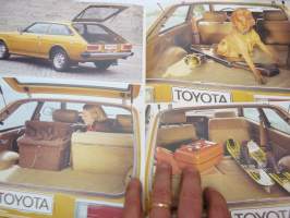 Toyota Corolla Liftback 1600 1977 -myyntiesite /sales brochure