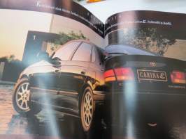 Toyota Carina E 1993 -myyntiesite / sales brochure