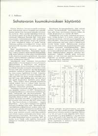 Sahatavaran kuumakuivauksen käytäntöä / E J Sahlman