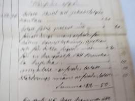 &quot;År 1857 den 2. juni förrattats af undertecknad klockare bouppteckning och wärdering öfwer qvarlåtenskapet efter aflidne torpare hustru Johanna Johansdotter