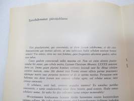 Turun Klassillinen Lyseo 90-vuotias - 25.10.1969 vietetyssä juhlassa pidetyt puheet -speeches held at the party 25th of october 1969