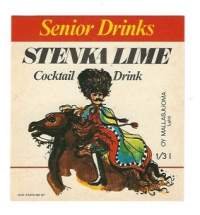 Stenka Lime Senior Drinks -   juomaetiketti