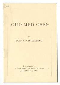 &quot;Gud med oss&quot; / Runar Hedberg.Kieli:ruotsi