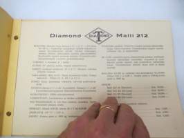 Diamond T 1936 alustamallit -myyntiesite / sales brochure