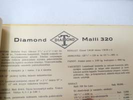 Diamond T 1936 alustamallit -myyntiesite / sales brochure