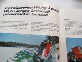 Winha 32, 34, 52, 54 moottorikelkka 1972 -myyntiesite / sales brochure - snowmobile