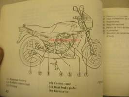 Honda MBX125F owner´s manual käyttöohjekirja