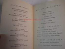 Turun NMKY:n mieskuoron jäsenluettelo 1952 