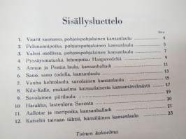 Marjatta ja Martti Pokelan Lauluja 2 -nuotit / notes
