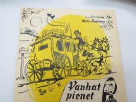 Vanhat pienet postivaunut -nuotit / notes