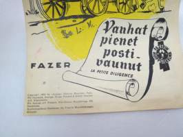 Vanhat pienet postivaunut -nuotit / notes