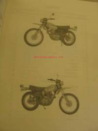 Honda XL250 Parts list