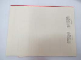 Suomen Höyrylaiva Osakeyhtiö - Finska Ångfartygs Aktiebolag, Helsinki 1941, 5 osaketta / 5 aktier á 1 000 mk, 5 000 mk, Litt. B -osakekirja / share certificate