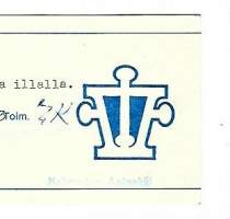 Kokemäen Apteekki Kokemäki, resepti  signatuuri  1973