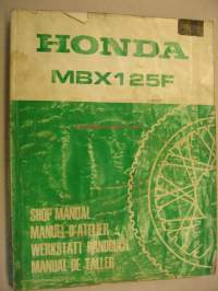Honda MBX125F Shop Manual korjaamokirja