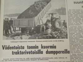 Koneviesti 1962 nr 8, sis. mm. seur. artikkelit / kuvat / mainokset; Länsi-saksan maatalouden nykyhetkeä ja tulevaisuutta, Polttomoottorien vesijäähdytys,