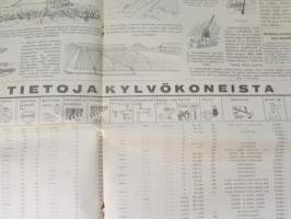 Koneviesti 1962 nr 8, sis. mm. seur. artikkelit / kuvat / mainokset; Länsi-saksan maatalouden nykyhetkeä ja tulevaisuutta, Polttomoottorien vesijäähdytys,