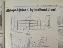 Koneviesti 1962 nr 8, sis. mm. seur. artikkelit / kuvat / mainokset; Länsi-saksan maatalouden nykyhetkeä ja tulevaisuutta, Polttomoottorien vesijäähdytys,