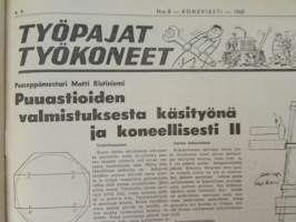 Koneviesti 1962 nr 8, sis. mm. seur. artikkelit / kuvat / mainokset; Länsi-saksan maatalouden nykyhetkeä ja tulevaisuutta, Polttomoottorien vesijäähdytys,