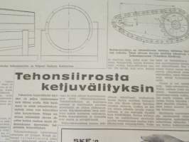 Koneviesti 1962 nr 8, sis. mm. seur. artikkelit / kuvat / mainokset; Länsi-saksan maatalouden nykyhetkeä ja tulevaisuutta, Polttomoottorien vesijäähdytys,