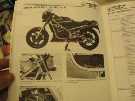 Honda NS125F Shop Manual korjaamokirja