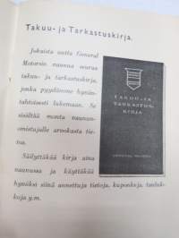 Chevrolet 1939 -käyttöohjekirja / owner´s manual