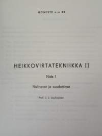 Heikkovirtatekniikka II - Nide 1 - Nelikanavat ja suodattimet