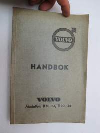 Volvo B 10-14, B 20-24 Handbook för omnibuschassier -bussialustojen käyttöohjekirja ruotsiksi / operator´s manual in swedish