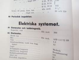 Volvo B 10-14, B 20-24 Handbook för omnibuschassier -bussialustojen käyttöohjekirja ruotsiksi / operator´s manual in swedish