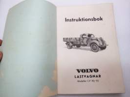 Volvo Lastvagnar Modeller LV 110-112 Instruktionsbok  -kuorma-autojen käyttöohjekirja ruotsiksi / operator´s manual in swedish