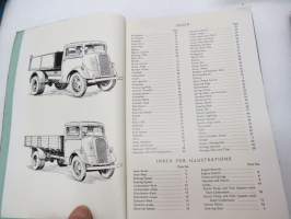 Thames (Forward Control) 5 Ton Truck 143,5&quot; wheelbase - 8 cylinder and 5 Ton Tipper 118&quot; wheelbase - 8 cylindeer Model 7 V 1939-196 Spare Parts List -varaosaluettelo