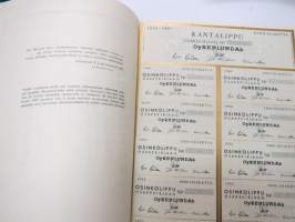 Oy Renlund Ab, Helsinki 1952, 1 000 osaketta = 1 000 000 mk -osakekirja / share certificate