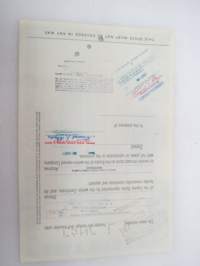 Massey-Ferguson Limited, 100 osaketta -osakekirja USA 1977 -share certificate