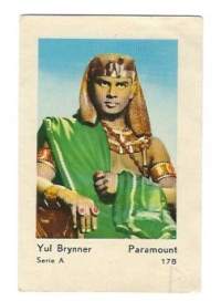 Yl Brynner  purkkakuva - purkkakuva, keräilykuva