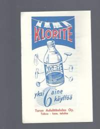 Klorite - tuote-esite