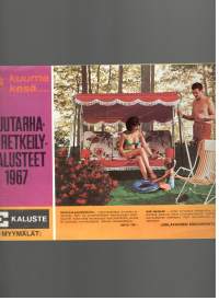 Puutarha- ja retkeilykalusteet 1967 / E-Kaluste, E-myymälät -myyntiesite